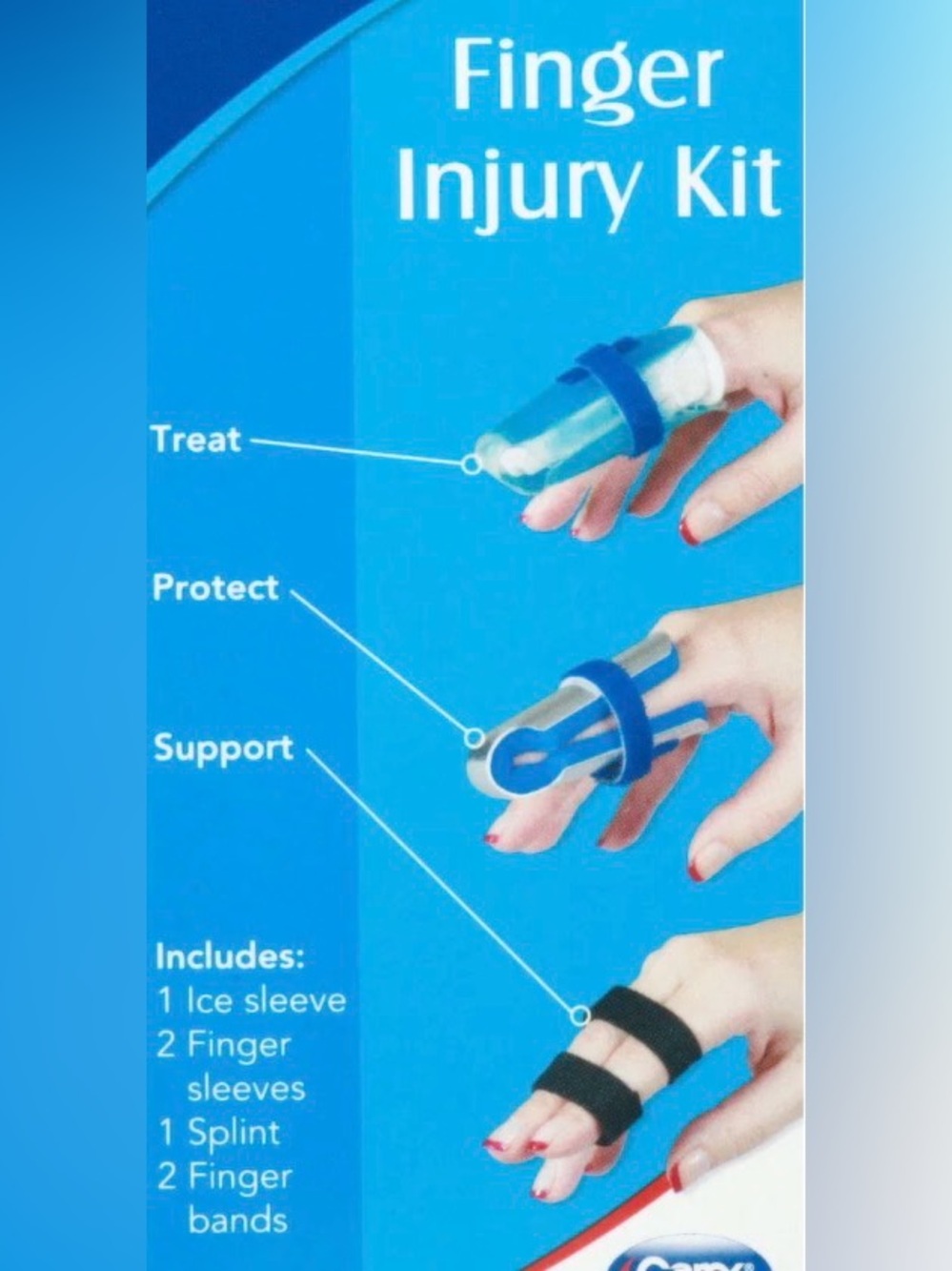 2 Splints Finger Injury Kit - Picture 3 of 3